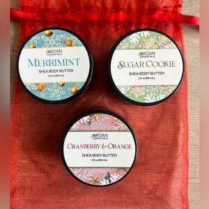 Jordan Essential Holiday Trio shea body butter! NIP!